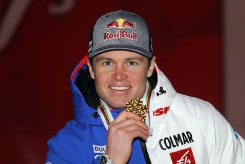 FIS Alpine World Championships 2019 Super Kombination der Herren Alexis Pinturault (FRA) gewinnt die Goldmedaille in der Super Kombination Are Schweden WM Strecke