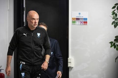 190213 Uwe Rösler, head coach of Malmö FF during a press conference PK Pressekonferenz ahead of the Europa League match between Malmö FF and Chelsea on February 13, 2019 in Malmö. Photo: Ludvig Thunman BILDBYRAN kod LT 35599 Copyright: LUDVIGxTHUNMAN BB190213LT004