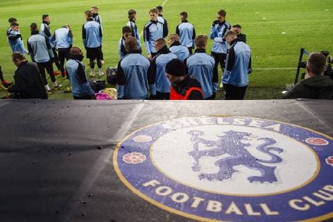 190213 Players of Malmö FF during a training session ahead of the Europa League match between Malmö FF and Chelsea on February 13, 2019 in Malmö. Photo: Ludvig Thunman BILDBYRAN kod LT 35599 Copyright: LUDVIGxTHUNMAN BB190213LT022