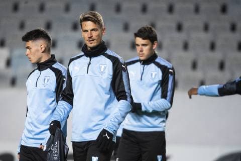 190213 Markus Rosenberg of Malmö FF during a training session ahead of the Europa League match between Malmö FF and Chelsea on February 13, 2019 in Malmö. Photo: Ludvig Thunman BILDBYRAN kod LT 35599 Copyright: LUDVIGxTHUNMAN BB190213LT041