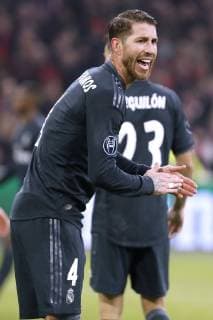 RAMOS Sergio Kapitaen Team Real Madrid UEFA Champions League Saison 2019 Achtelfinale Spiel Ajax Amsterdam - Real Madrid 1 : 2 am 13. Februar 2019 in der Johan Cruyff Arena