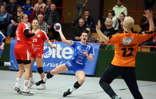 SSP, Neurotthalle Ketsch, Kurpfalz Bären - HC Rödertal, Rödertal: 29 Tammy Kreibich, Ketsch: 3 Sina Michels, 20 Lea Marmodee, 12 Sabine Stockhorst, Lenhardt Eibner GER, 2.Liga , Kurpfalz Bären - HC Roedertal, Ketsch