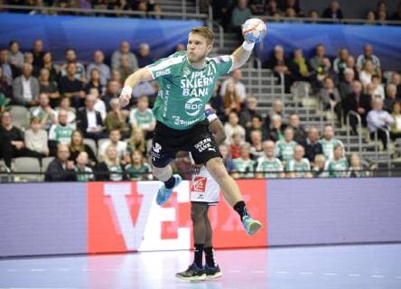 Handball, CL, Skjern Haandbold - HBC Nantes Skjern Haandbold moeder HBC Nantes i Champions League gruppekampen i herrehaandbold i Skjern Bank Arena i Skjern, soendag den 17. februar 2019. , Skjern Denmark Copyright: MadsxDalegaardx cop106 spdk20190217-170403-L