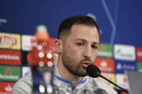 19.02.2019, Fussball, Saison 2018 2019, Champions League, Achtelfinale - Pressekonferenz und Abschlusstraining FC Schalke 04 Cheftrainer Domenico TEDESCO (FC Schalke 04) Gelsenkirchen Veltins Arena NRW Deutschland