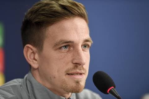 19.02.2019, Fussball, Saison 2018 2019, Champions League, Achtelfinale - Pressekonferenz und Abschlusstraining FC Schalke 04 Bastian Oczipka (FC Schalke 04) Gelsenkirchen Veltins Arena NRW Deutschland