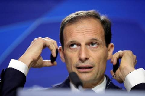 Juventus head coach Massimiliano Allegri attends a press conference PK Pressekonferenz at the Wanda Metropolitano stadium in Madrid, Spain, 19 February 2019. Juventus will face Atletico Madrid on a UEFA Champions League round of 16 first leg soccer match on 20 February 2019. Juventus presser !ACHTUNG: NUR REDAKTIONELLE NUTZUNG!  Copyright: xJuanJoxMartinx GRAF245 20190219-636862018914231232