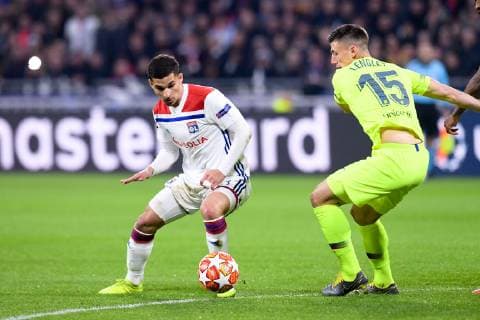 08 HOUSSEM AOUAR (OL) FOOTBALL : Lyon vs Barcelone - Ligue des Champions - 19 02 2019 FEP Panoramic 