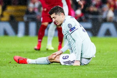 Robert Lewandowski (FC Bayern Muenchen) unzufrieden GER, UEFA Champions League, Achtelfinale, FC Liverpool - FC Bayern Muenchen, 19.02.2019 Liverpool Copyright: xTomxWellerx xEibner-Pressefotox EP_twr