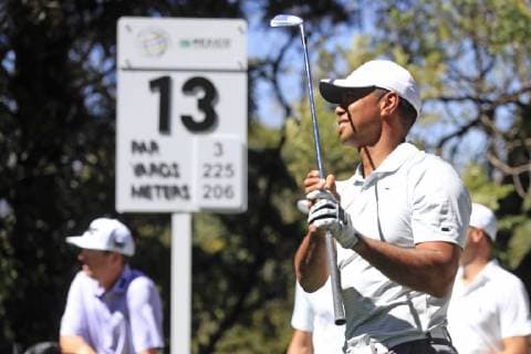 February 19, 2019 - EUM20190219DEP07.JPG.CIUDAD DE MEXICO Tenis-WGC-Mexico.- 19 de febrero 2019.- El golfista estadounidense Tiger Woods llego al Club Chapultepec con todo el esplendor esperado. La maxima estrella que presenta el WGC Mexico Championship conocio el campo en el que jugara de jueves a domingo. Foto: Agencia EL UNIVERSAL RCC. Latin News: February 19, 2019 Copyright: xIrvinxOlivaresx