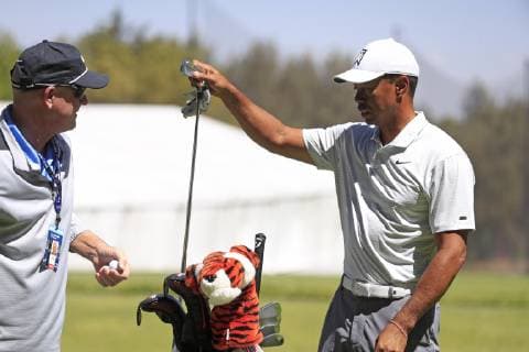 Sport Bilder des Tages February 19, 2019 - EUM20190219DEP13.JPG.CIUDAD DE MEXICO Tenis-WGC-Mexico.- 19 de febrero 2019.- El golfista estadounidense Tiger Woods llego al Club Chapultepec con todo el esplendor esperado. La maxima estrella que presenta el WGC Mexico Championship conocio el campo en el que jugara de jueves a domingo. Foto: Agencia EL UNIVERSAL RCC. Latin News: February 19, 2019 Copyright: xIrvinxOlivaresx