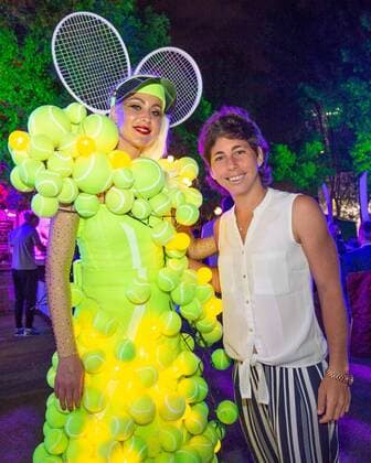 Carla Suarez Navarro, Dubai WTA Tennis Damen Players Party Tennis - Dubai Duty Free Tennis Championships - WTA - Players Party - Dubai - - United Arab Emirates - 19 February 2019. Â Copyright: xJuergenxHasenkopfx