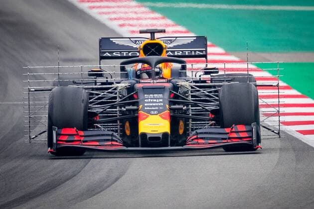 Sport Themen der Woche KW08 Sport Bilder des Tages February 20, 2019 - Montmelo, Barcelona, Catalonia, Spain - Max Verstappen of Aston Martin RedBull Racing with the new RB15 car seen in action during the morning of third journey of F1 Test Days in Montmelo circuit. Formula 1 winter test days in Spain - 20 Feb 2019 - ZUMAs197 20190220_zaa_s197_066 Copyright: xJavierxMartinezxDexLaxPuentex