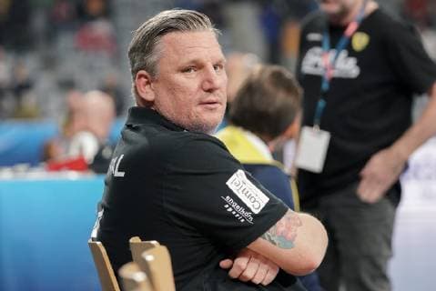 Nikolaj Jacobsen (Trainer, Cheftrainer, RNL), Einzelbild, Aktion, Action, Handball, Champions League, Rhein-Neckar Löwen - PGE Vive Kielce,