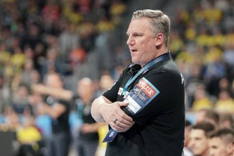 Nikolaj Jacobsen (Trainer, Cheftrainer, RNL), Einzelbild, Aktion, Action, Handball, Champions League, Rhein-Neckar Löwen - PGE Vive Kielce,
