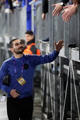Ilkay Gündogan (Manchester City) beim Champions League Achtelfinal Hinspiel (Saison 2018 19) FC Schalke 04 - Manchester City. Copyright: Thomas Pakusch
