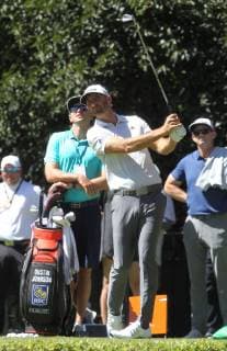 US golfer Dustin Johnson in action during a previous training to the tournament World Golf Championships-Mexico Championship 2019 , in Mexico City, Mexico, 20 February 2019. World Golf Championships-Mexico Championship 2019 !ACHTUNG: NUR REDAKTIONELLE NUTZUNG!  Copyright: xMarioxGuzmánx AME6002 20190220-636862959532310353