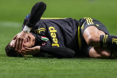 Sport Bilder des Tages Madrid, Spain, 20.02.2019, UEFA Champions League - 2018 19 Season, Achtelfinale, Atletico Madrid - Juventus Turin, Cristiano Ronaldo (Juventus) ( DeFodi531
