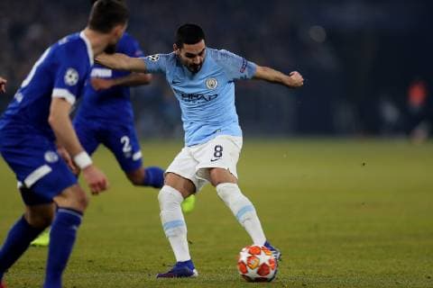 Ilkay Gündogan (Manchester City) beim Champions League Achtelfinal Hinspiel (Saison 2018 19) FC Schalke 04 - Manchester City. Copyright: Thomas Pakusch