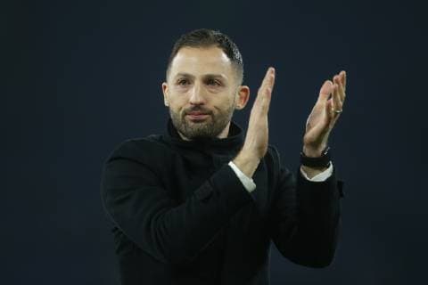 20.02.2019, Fussball, Saison 2018 2019, Champions League, Achtelfinale - FC Schalke 04 - Manchester City Cheftrainer Domenico TEDESCO (FC Schalke 04) Gelsenkirchen Veltins Arena Deutschland