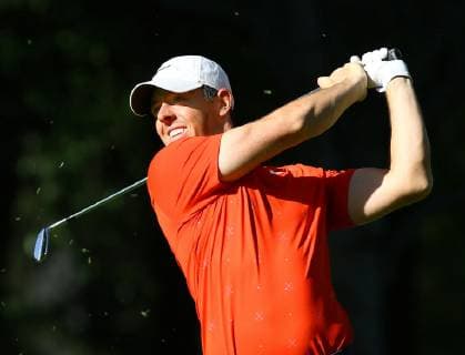 Golf: WGC-Mexico Championship Rory McIlroy plays a shot during the first round of the Mexico Championship, a World Golf Championship event, at Club de Golf Chapultepec in Mexico City on Feb. 21, 2019. 