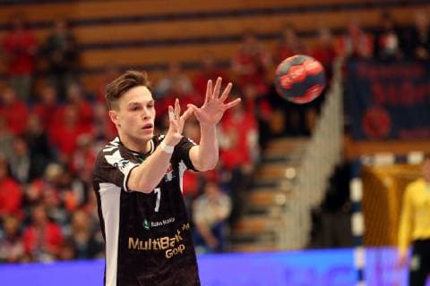 Handball 2.Handball Bundesliga 2018 2019 - Handball Sportverein Hamburg vs. HC Rhein Vikings Leif Tissier (Handball Sportverein Hamburg), Sporthalle Hamburg Hamburg