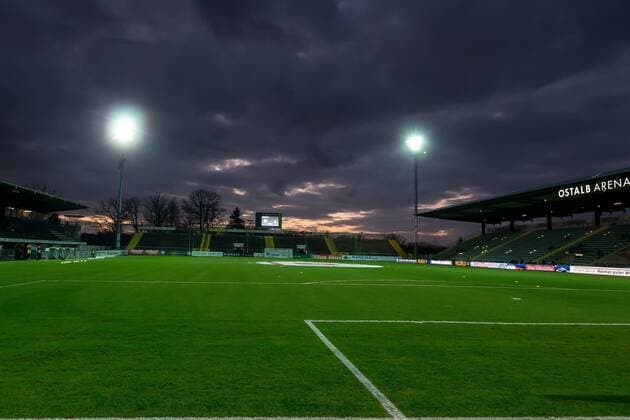 Aalen, Germany 22.02.2019, 3. Liga, 25. Spieltag, VfR Aalen - SG Sonnenhof Grossaspach, Stadion UebersichtStadion Uebersicht ( DeFodi541