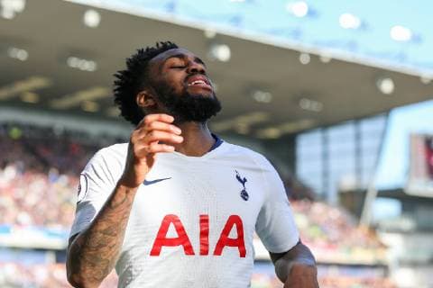 Danny Rose of Tottenham Hotspur shows frustration after missing a chance during the Premier League match at Turf Moor Stadium, Burnley. Picture date: 23rd February 2019. Picture credit should read: James Wilson Sportimage EDITORIAL USE ONLY. No use with unauthorised audio, video, data, fixture lists, club league logos or live services. Online in-match use limited to 120 images, no video emulation. No use in betting, games or single club league player publications. SPI_5793.JPG