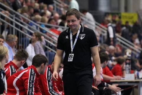 Michael Lerscht (Trainer TuS Ferndorf), ASV Hamm-Westfalen vs TuS Ferndorf, Handball, 2. Bundesliga, 23.02.2019, ASV Hamm-Westfalen vs TuS Ferndorf, Handball, 2. Bundesliga, 23.02.2019 Hamm Copyright: xEIBNER JanxStrohdiekx EP_JSK