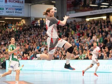 Tobias Reichmann (MT Melsungen), Frisch Auf Goeppingen vs. MT Melsungen, 1. Bundesliga, Handball, Herren,24.02.2019 Frisch Auf Goeppingen vs. MT Melsungen, 1. Bundesliga, Handball, Herren,24.02.2019 Goeppingen Copyright: xEIBNER Michael_Schmidtx EP_MST