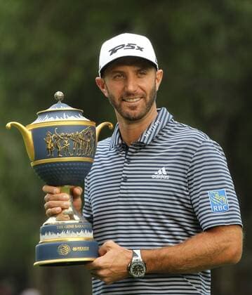 Sport Themen der Woche KW08 Sport Bilder des Tages US golfer Dustin Johnson reacts after winning the World Golf Championship Mexico 2019, at the Chapultepec Glof Club, in Mexico City, Mexico, 24 February 2019. World Golf Championship Mexico 2019 !ACHTUNG: NUR REDAKTIONELLE NUTZUNG!  Copyright: xMarioxGuzmánx AME8954 20190225-636866538011922939