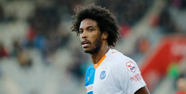 24.02.2019 Stockhorn Arena Thun , SCHWEIZ , Herren Fussball Super League FC Thun - Grasshopper Club Zürich Caiuby (Grasshopper) *** 24 02 2019 Stockhorn Arena Thun SWITZERLAND Men Soccer Super League FC Thun Grasshopper Club Zurich Caiuby Grasshopper 