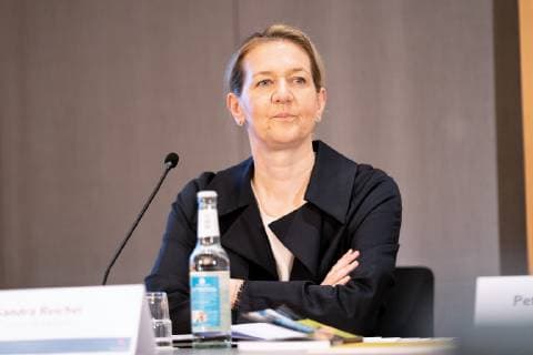 Auftakt-Pressekonferenz zu den Tennis Hamburg Open 2019 - DTB Deutscher Tennisbund, MatchMaker Sports GmbH und Senat geben Ausblick auf das kommende Turnier Tennisturnier am Rothenbaum - Rotherbaum - Sandra Reichelt - Turnierdirektorin - Portrait Porträt Auftakt-Pressekonferenz zu den Tennis Hamburg Open 2019 - DTB Deutscher Tennisbund, MatchMaker Sports GmbH und Senat geben Ausblick auf das kommende Turnier Tennisturnier am Rothenbaum - Rotherbaum, Hamburg Hamburg Deutschland Rathaus