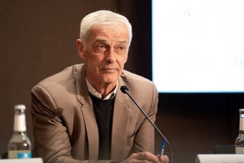 Auftakt-Pressekonferenz zu den Tennis Hamburg Open 2019 - DTB Deutscher Tennisbund, MatchMaker Sports GmbH und Senat geben Ausblick auf das kommende Turnier Tennisturnier am Rothenbaum - Rotherbaum - Klaus Eberhard - DTP Sportdirektor - Portrait Porträt Auftakt-Pressekonferenz zu den Tennis Hamburg Open 2019 - DTB Deutscher Tennisbund, MatchMaker Sports GmbH und Senat geben Ausblick auf das kommende Turnier Tennisturnier am Rothenbaum - Rotherbaum, Hamburg Hamburg Deutschland Rathaus
