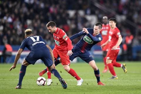 23 JULIAN DRAXLER (PSG) - 20 ROMAIN AMALFITANO (DIJ) FOOTBALL : Paris SG vs Dijon - Coupe de France - 26 02 2019 AnthonyBIBARD FEP Panoramic 