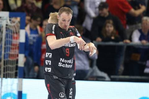 SG Flensburg-Handewitt vs HBC Nantes, Handball, EHF Champions League Gruppenphase, 27.02.19 Holger Glandorf (SG Flensburg-Handewitt, 09) gestikuliert
