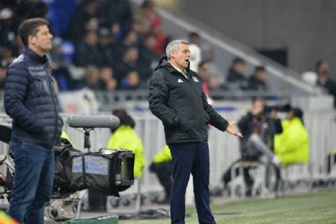 Bruno Genesio (entraineur lyon) FOOTBALL : Lyon vs Caen - 1 4 finale de Coupe de France - 27 02 2019 FredericChambert Panoramic 