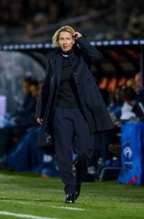 Fußball, Damen, Frankreich - Deutschland Martina Voss Tecklenburg ( Entraineur Allemagne ) FOOTBALL : France vs Allemagne - Feminine - Laval - 28 02 2019 FedericoPestellini Panoramic 