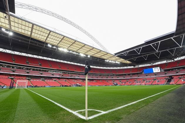 Tottenham Hotspur v Arsenal Premier League A general view of Wembley Stadium prior to the Premier League match at Wembley Stadium, London Content Not Available For UK Newspapers Copyright: xMartynxHaworthx FIL-12950-0001