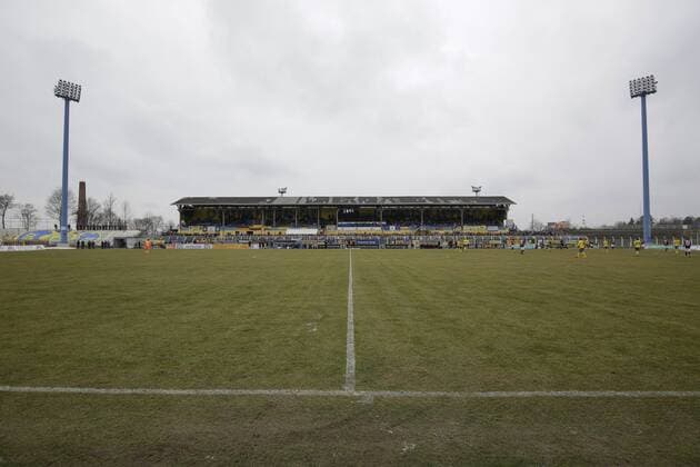 Fußball Regionalliga Nordost Saison 2018 2019 23. Spieltag am Samstag, 02. März 2019 im Bruno Plache Stadion in Leipzig: 1. FC Lokomotive Leipzig - BFC Dynamo Übersicht Bruno-Plache-Stadion 1. FC Lokomotive Leipzig - BFC Dynamo