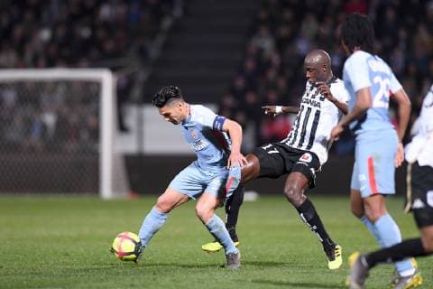 09 RADAMEL FALCAO (MONA) - 17 CHEIKH NDOYE (SCO) FOOTBALL : Angers vs Monaco - Ligue 1 Conforama - 02 03 2019 FEP Panoramic 