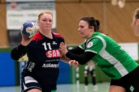 Katrin Forh (SG H2Ku Herrenberg Kuties 11), SG H2Ku Herrenberg Kuties vs. SV Werder Bremen, Handball, 2.Bundesliga, Frauen, HBF, Saison 18 19, 02.03.2019, SG H2Ku Herrenberg Kuties vs. SV Werder Bremen, Handball, 2.Bundesliga, Frauen, HBF, Saison 18 19, 02.03.2019 Herrenberg Copyright: xEIBNER WolfgangxFrankx EP_WFK