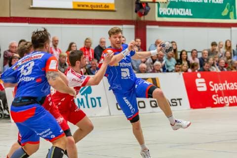 Lars Friedrich (HBW) TUS Ferndorf - HBW Balingen, Handball 2.Liga, 02.03.2019 Ferndorf Copyright: xEIBNER Burbachx EP_BURBACH
