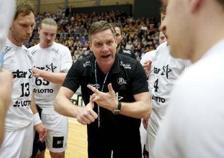 Odense: EHF Cup herrehaandbold: GOG - THW Kiel. Arena Fyn i Odense, den 3. Marts 2019 kampen ender 22-26. Kiels traener Alfred Gislason. Foto: Robert Wengler , Odense Denmark Copyright: ©RobertxWengler RobertxWenglerx COP107 spdk20190303-173004-L