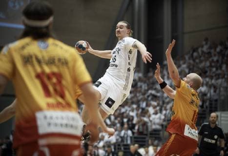 Odense: EHF Cup herrehaandbold: GOG - THW Kiel. Arena Fyn i Odense, den 3. Marts 2019 kampen ender 22-26. Kiels Ole Rahmel Kreis (22) i aktion. Foto: Robert Wengler , Odense Denmark Copyright: ©RobertxWengler RobertxWenglerx COP107 spdk20190303-174530-L