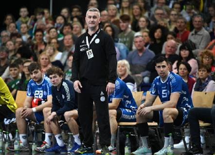 Gummersbach Trainer Denis Bahtijarevic beim Spiel SC DHfK Leipzig vs VfL Gummersbach, Handball, 1.Liga, 03.03.19 SC DHfK Leipzig vs VfL Gummersbach, Handball, 1.Liga, 03.03.19 Leipzig Copyright: xEIBNER ChristianxModlax EP_CMA