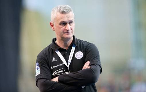 Leipzig, 03.03.2019, Arena Leipzig, Handball, Bundesliga, 23.Spieltag , SC DHfK Leipzig - VfL Gummersbach 28:18 (13:8) , Im Bild: Trainer Denis Bahtijarevic (Gummersbach) ,
