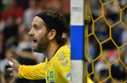 Silvio Heinevetter (Torwart Füchse), im Tor Füchse Berlin - ESP BM Logrono La Rioja EHF Cup Mens , 2018 2019, Gruppenphase, Herren, Männer, men, Handball, Deutschland, Germany, Max-Schmeling-Halle Berlin, 3.3.2019
