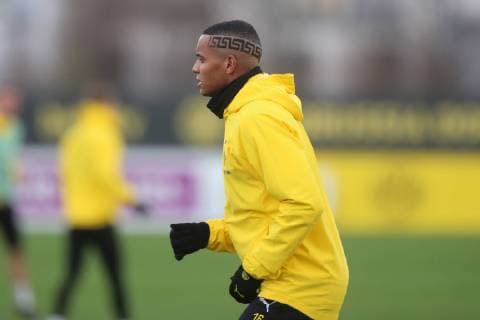 Fußball: 1. Bundesliga, Saison 2018 2019, 04.03.2019 - Abschlusstraining Borussia Dortmund Manuel Akanji (Borussia Dortmund) mit neuer Frisur Copyright: xKirchnerx