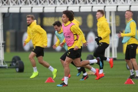 Fußball: 1. Bundesliga, Saison 2018 2019, 04.03.2019 - Abschlusstraining Borussia Dortmund Axel Witsel (Borussia Dortmund) Copyright: xKirchnerx