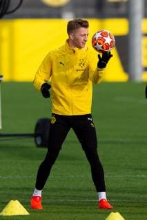 Dortmund, Germany 04.03.2019, UEFA Champions League - 2018 19 Season, Achtelfinale, Borussia Dortmund - Tottenham Hotspur, Training Borussia Dortmund, Marco Reus (BVB) in aktion ( DeFodi053